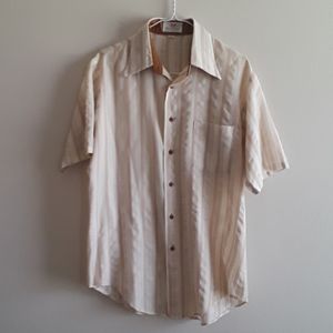 Vintage Van Heusen Striped Button Up Size Medium